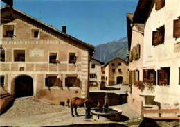 Dorfplatz In Guarda, Engadin (PKE-09-2) - Guarda