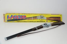Vintage TOY GUN : LAREDO BY ROMANELLI - Art 1173 - Made In Italy L=76cm - 1970s - Keywords : Cap - Cork - Pistol - Decorative Weapons