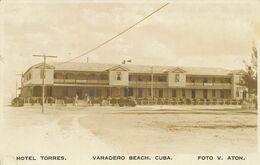 Real Photo Varadero Hotel Torres . American Car - Cuba