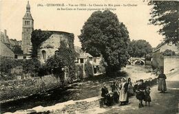 Quimperlé * Vue Sur L'ellé * Le Chemin Du Min Guen * Le Clocher Ste Croix Et Ancien Pigeonnier De L'abbaye - Quimperlé