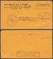 Cuba 1943 - Lettre Par Avion De Matanzas  Vers Sprinfield -Massachusetts-USA............................ (VG) DC-7730 - Oblitérés