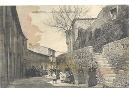 CPA Conques Avenue De Lastours - Conques Sur Orbiel