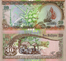 MALDIVES, 10 Rufiyaa, 1998, P19b, UNC - Maldives