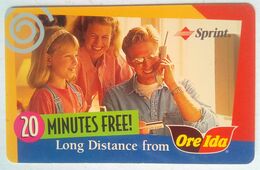 USA Phonecard Ore Ida 20 Minutes - Sprint