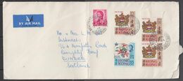 Hong Kong 1969 Cover To UK Beaconsfield House Cancel - Cartas & Documentos