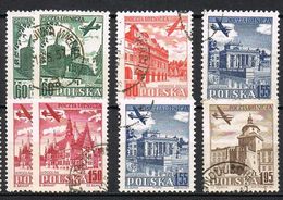 POLOGNE POSTE AERIENNE 34-35-37-38-39 - Used Stamps
