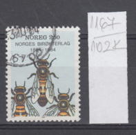 102K1167 / 1984 - Michel Nr. 908 Used  ( O ) Apis Mellifera Honeybees , Honey Bee , Bees , Norway Norvege Norweege - Used Stamps