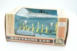 Britains Ltd, Deetail : Britains 9536 Cultivator Original BOX Made In England, - Britains