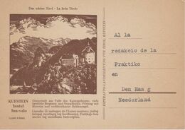 AKEO Card From Austria 1954 - Kufstein - With Text In Esperanto And German - Esperanto