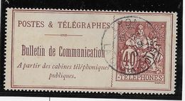 France Timbres Téléphone N°26 - Oblitéré - B/TB - Telegraphie Und Telefon