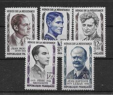 France N°1100/1104 - Neuf ** Sans Charnière - TB - Unused Stamps