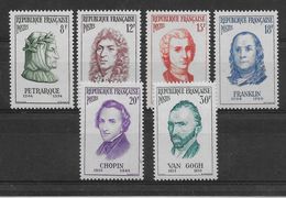 France N°1082/1087 - Neuf ** Sans Charnière - TB - Neufs