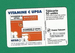 VARIÉTÉS FRANCE TÉLÉCARTE 1997 / 01  SO3  VITAMINE C UPSA     50 UNITES   UTILISÉE - Variedades