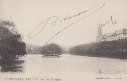 Belgique - Bruxelles Ixelles - Les Etangs - Postmarked 1903 Bruxelles Salvan Suisse - Elsene - Ixelles