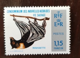 NOUVELLES HEBRIDES Chauve Souris, Bat, Muerciélago, Yvert N° 381  MNH ** - Bats