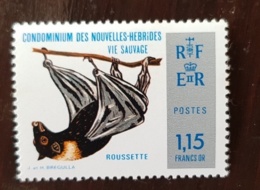 NOUVELLES HEBRIDES Chauve Souris, Bat, Muerciélago, Yvert N° 381  MNH ** - Murciélagos