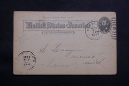 ETATS UNIS - Entier Postal Commercial ( Repiquage Au Verso ) De Marshall En 1893  - L 65680 - ...-1900