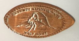 ÉTATS-UNIS USA YOSEMITE NATIONAL PARK MALF DOME 1965-2015 NICELY'S PENNY ELONGATED COIN PIÈCE ÉCRASÉE MEDALS TOKENS - Elongated Coins