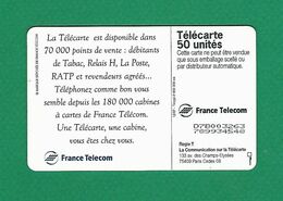 VARIÉTÉS FRANCE TÉLÉCARTE 1997 / 12 OB2  UNE TÉLÉCARTE UNE CABINE 50 UNITES   UTILISÉE - Variétés