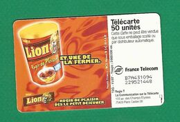 VARIÉTÉS FRANCE TÉLÉCARTE 1997 / 11  GEM2 LION NESTLE   50 UNITES   UTILISÉE - Varietà