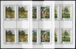 CZECH REPUBLIC 2005 Paintings From The National Gallery Sheetlets MNH / **.  Michel 451-53 - Blocks & Kleinbögen