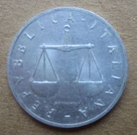 1957 R - ITALIA 1 Lira Cornucopia / Bilancia - Circolata - 1 Lire
