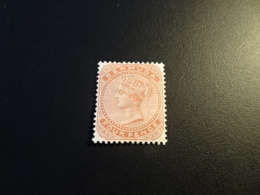K33021 -   Stamp Mint Hinged Bermuda - 1904- SC. 24 - Wmk 2 -  Queen Victoria - 4p Brown Orange - Stamp Shows 2 Plies - Bermudes