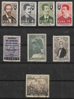 1958 Cuba Personajes Músicos-historia Natural 8v. - Used Stamps