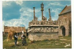 Calvaire De Tronoën,le Plus Ancien Des Grands Calvaires Bretons. Carte Postale Non Circulée, Neuve. - Saint-Jean-Trolimon