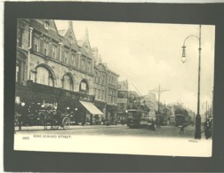 Hull King Edward Street Pas D'édit. N° 3873 Animation ,  Tramway - Hull