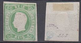 Portugal Mi# 21 (*) Mint 50R Luis I 1866 - Neufs