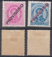 Portugal Mi# 83 + 85 * Mint Overprint 1892 - Neufs