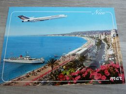 Nice - La Promenade Des Anglais - 4399 - Editions Mar - - Aeronautica – Aeroporto