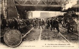 CPA Paris 10e - Gréve Des Cheminots Du Nord (88021) - Grèves