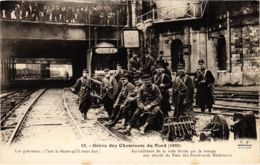 CPA Paris 10e - Gréve Des Cheminots Du Nord (88024) - Grèves