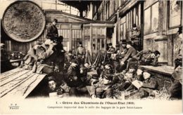 CPA Paris 10e - Gréve Des Cheminots Du Nord (88032) - Streiks