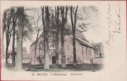 Vroege Kaart 1901 Ingekleurd Begijnhof Beguinage Interieur Kapel Brugge Bruges (In Zeer Goede Staat) - Brugge