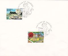 B01-173 BELG.1969 1501 & 1502 FDC Flora  Flore 1.75€ - 1961-1970