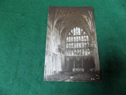 VINTAGE UK ENGLAND GLOUCESTERSHIRE: GLOUCESTER Cathedral Altar Sepia Sydney Pitcher - Gloucester