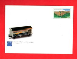 Germania Rep. Federale :  Biglietto Postale  "Mostra Filatelica Internazionale Di ESSEN Del  12.05.2000 - Enveloppes - Neuves