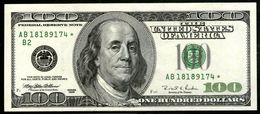 USA 100 Dollars1996,star Note,as Scan - Federal Reserve (1928-...)