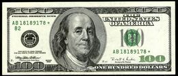 USA 100 Dollars1996,star Noite,as Scan - Billetes De La Reserva Federal (1928-...)