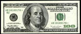 USA 100 Dollars1996,star Noite,as Scan - Federal Reserve (1928-...)