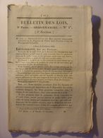 BULLETIN DE LOIS Du 12 MARS 1832 - PENSIONS MARINE MILITAIRE - BOIS ET FORETS PONTOUX OBTREE ARSAGNE CHAMBAIN SENTHEIM - Decreti & Leggi