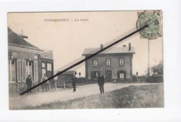 CPA  -  Vignacourt  -  La Gare - Vignacourt