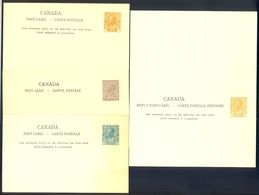 CANADA - Lot Of 4 Various Not Traveled Stationery With Variou Imprinted Value. In Good Condition. - Otros & Sin Clasificación