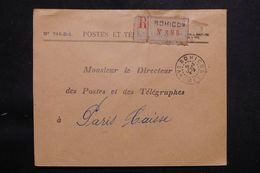 DAHOMEY - Enveloppe Des PTT De Bohicon En Recommandé Pour Paris Via Cotonou En 1934 - L 65762 - Cartas & Documentos