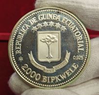 Guinea Ecuatorial 2000 Bipkwele Visita De Los Reyes 1979 X# 2 Plata Proof - Equatorial Guinea