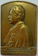 Médaille Bronze. Amedée Peyralbe. Président Du Tribunal De Commerce De Bruxelles. 1907-1936. Jul Coessens - Unternehmen