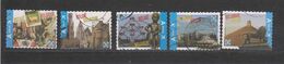 COB 4098 / 4102 Oblitérés Rubens Atomium Manneken Pis Mardasson Lion De Waterloo - Used Stamps
